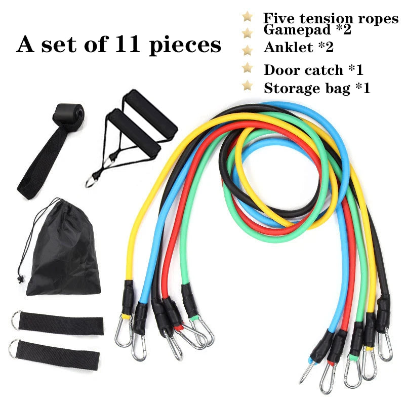 11 Pcs Gym Resistance Band