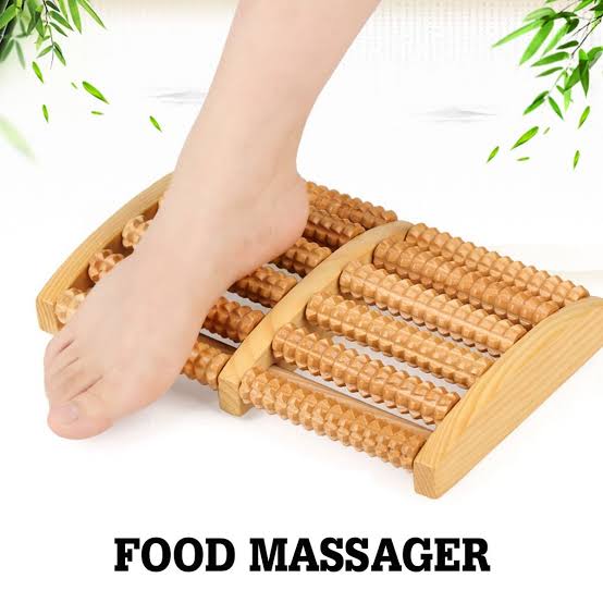 Traditional Wooden Roller Foot Massager